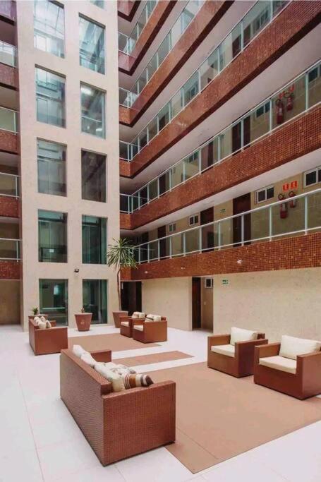 Flat Bello Plaza - Piscina Com Vista Da Orla Cabedelo Eksteriør bilde