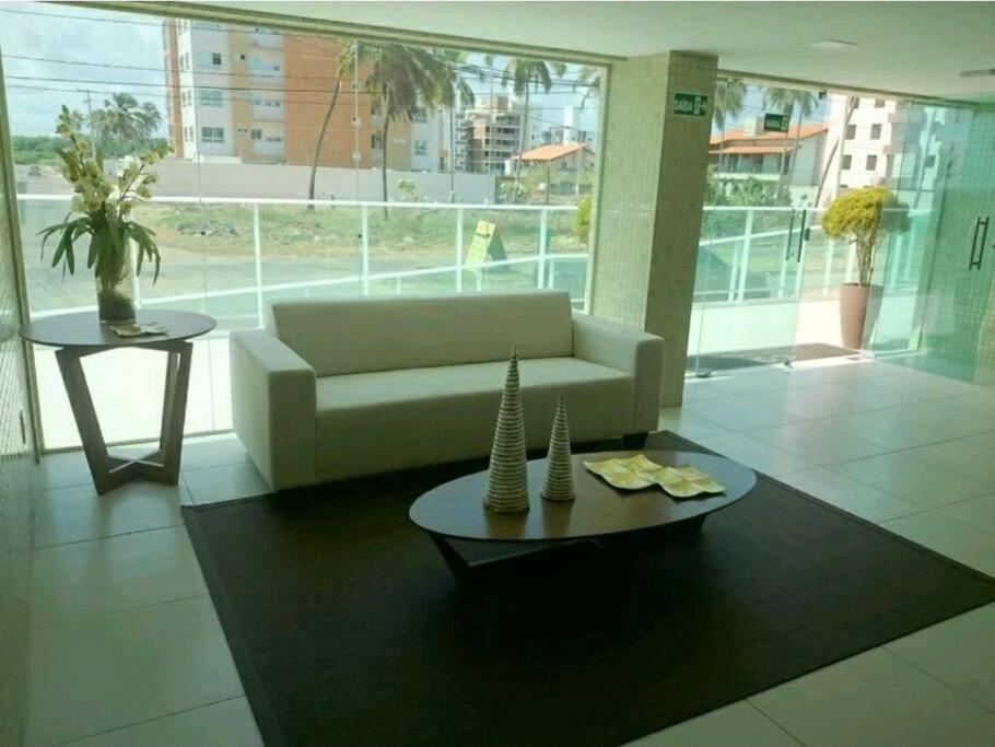 Flat Bello Plaza - Piscina Com Vista Da Orla Cabedelo Eksteriør bilde