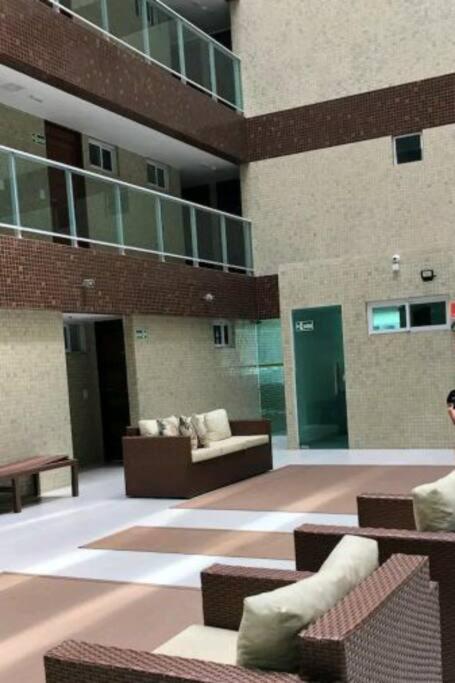 Flat Bello Plaza - Piscina Com Vista Da Orla Cabedelo Eksteriør bilde